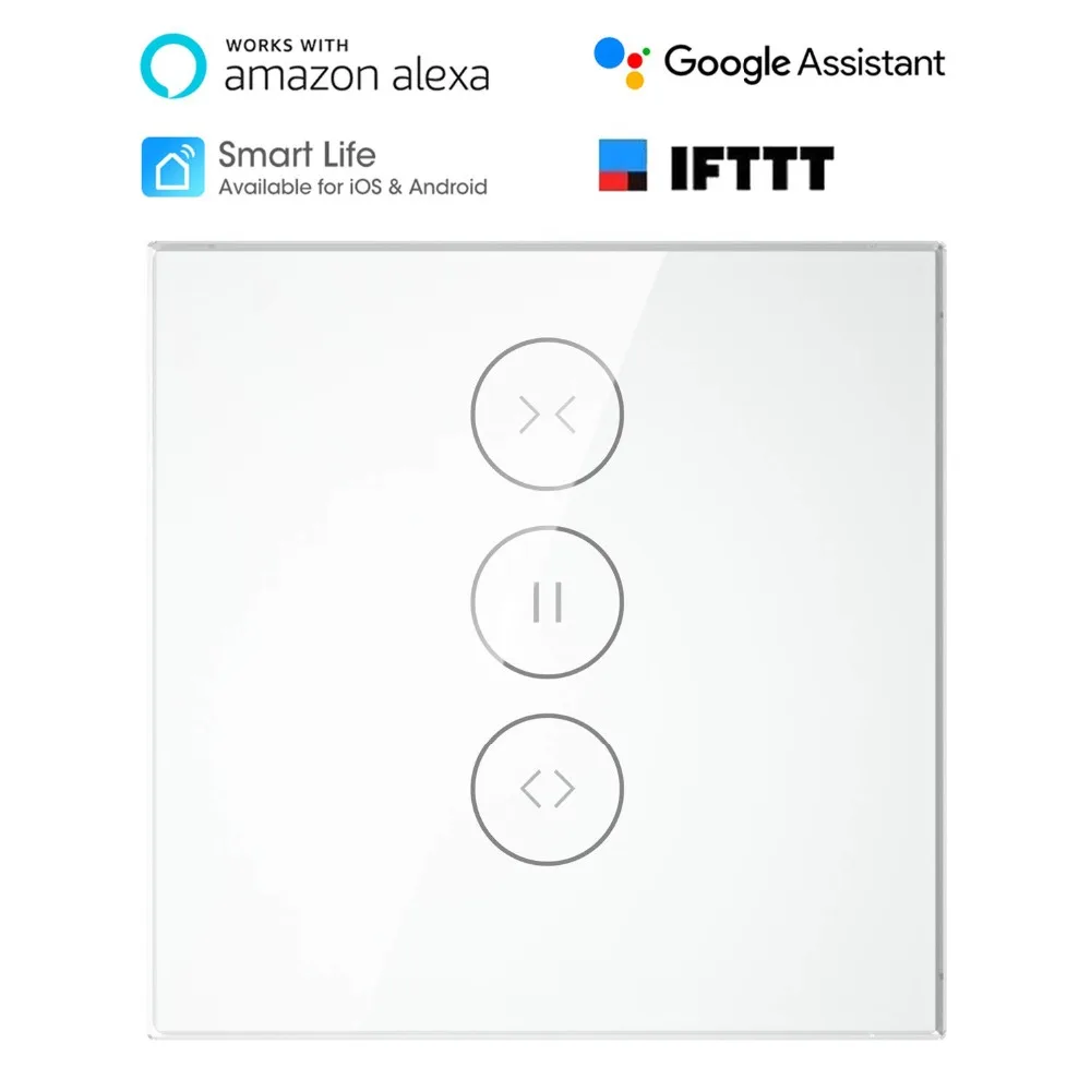 Умная жизнь WiFi умный занавес переключатель синхронизации переключатель совместим с Alexa и Google IFTTT для рольставни мотор двери