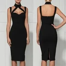 Телесного цвета белого, черного и красного цвета с высоким вырезом вырезать Бандажное платье для вечеринок торговля платьями прямые поставки платье+ пиджак