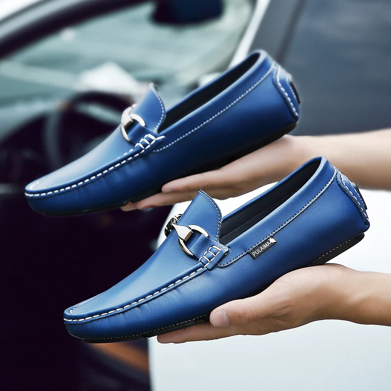 

Men Casual Shoes Fashion Loafers Slip-On Lazy Shoes Men Summer Breathable Mens Driving Loafers New Stylish Luxury Loafers