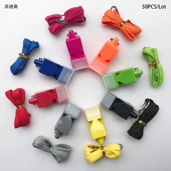 

50pcs/Lot FOX40 Referee Classic Whistle Basketball Football Volleyball Dolphin Whistle PAIDIAO Apito with CMG Lanyard and Canada