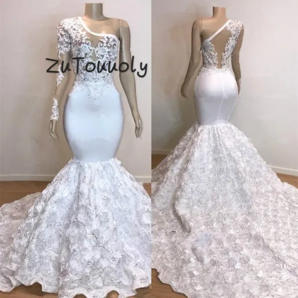 3d rose dress