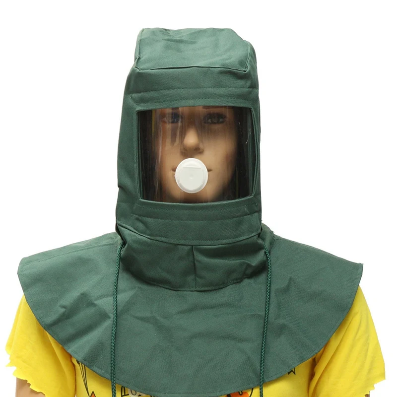 

Labor Face Mask Industrial Work Protection Blasting Hood Sand Abrasive Grit Shot Blaster Mask Anti Dust Protective Tool