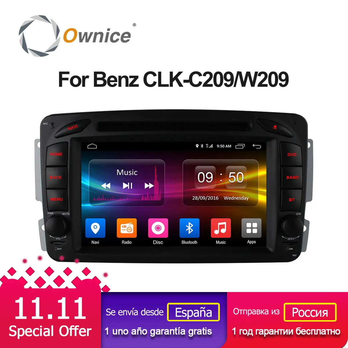 

4G SIM LTE Android 6.0 8 Core Car DVD GPS for Mercedes W203 Viano Vito W639 W638 W168 W210 C180 C200 C220 C230 C240 C270 C320