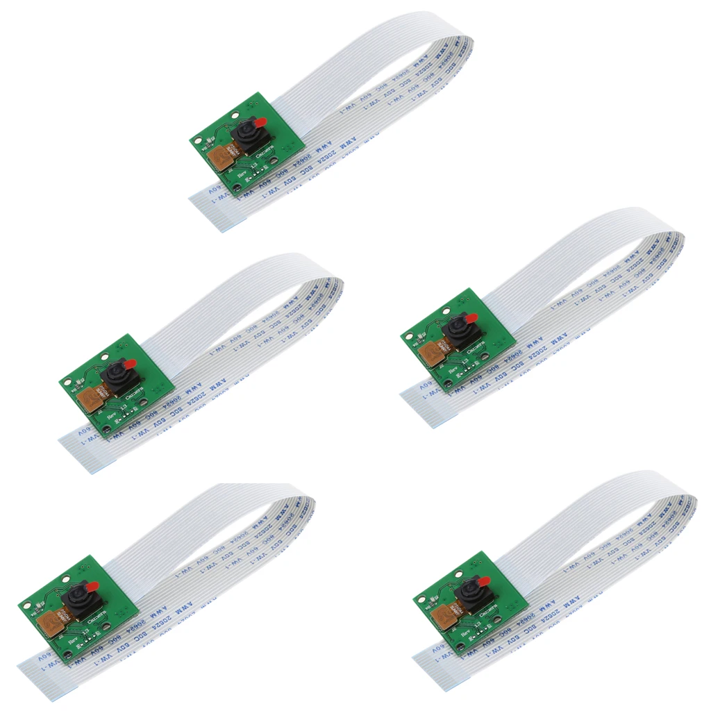 5x 5MP 1080p Sensor Camera Video Cable Module for Raspberry Pi A/B/B+