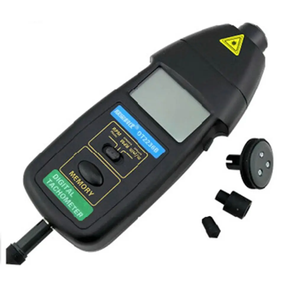 

xinbaokeyi 5 pcs DT2236B 2in1 Digital Laser Photo Contact Tachometer 99.999 RPM