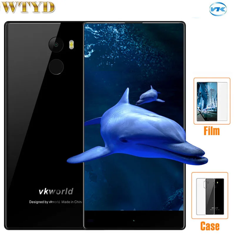 Vkworld Mix 2 ГБ + 16 идентификации отпечатков пальцев 5.5 'ɲ.5D полный Экран Android 7.0 mtk6737