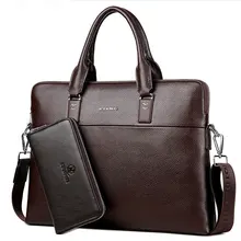 Модный винтажный мужской портфель кожаная сумка для мужчин Дорожная большая сумка-мессенджер мужские сумки на плечо кожаная сумка для ноутбука Мужская