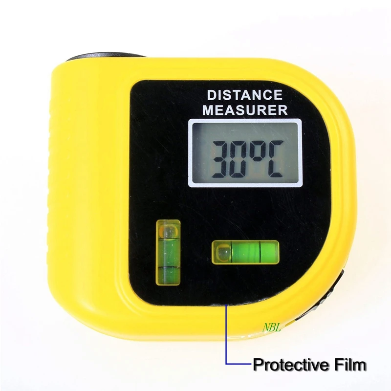 Handheld Tapeline-Shaped Ultrasonic Distance Meter 18M Accuracy LCD Mini Laser Rangefinders CP-3010 With Water Level Tester Handheld Tapeline-Shaped Ultrasonic Distance Meter 18M Accuracy LCD Mini Laser Rangefinders CP-3010 With Water Level Tester