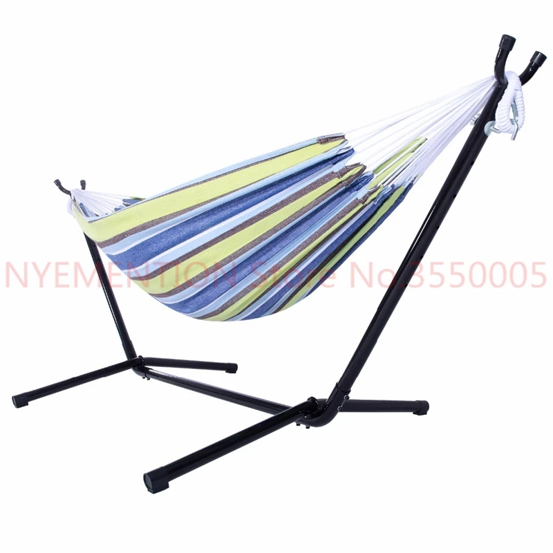 

Polyester Outdoor Portable Hammock Set with Stand Dropshipping 1pcs