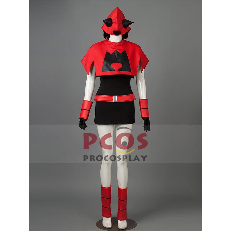 Pocket Monster/Pokemon Ultieme Ruby Team Magma vrouwen Cosplay Kostuum mp002223 Pocket Monster/Pokemon Ultieme Ruby Team Magma vrouwen Cosplay Kostuum mp002223