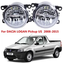 For DACIA LOGAN Pickup US 2008-2015 10W Front bumper LED fog lights Car styling Fog lights 1SET