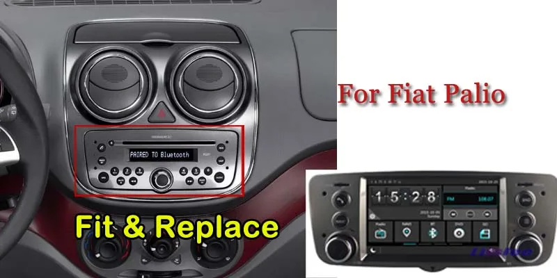 Excellent Liislee For Fiat Palio Stereo Radio Audio Radio CD DVD Player BT Wifi GPS MAP NAV Navigation 1080P System Original NAVI Design 2