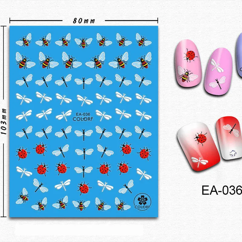 WAKEFULNESS ожерелье шаблон 3D наклейки для ногтей цветы акриловые Выгравированные наклейки для ногтей s Советы Клей декоративные наклейки для маникюра