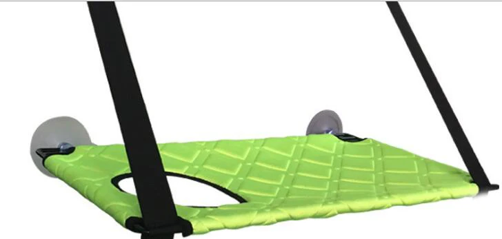 Cat Люлька-гамак Лежанка, закрепляемая на батарее подушки с регулируемым проведения устройства и съемный уютный овчины эффект крышка - Цвет: Green 1 Layer