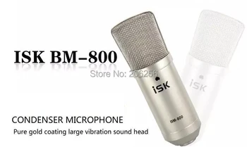 

Professional Condenser Wired Microphone System + Shock Mount for Computer Recording Studio ISK Mic Free Shipping