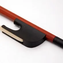 Скрипка Лук барокко Стиль черная лягушка и пуговицы барокко для скрипки высокое качество 4/4 FPB08