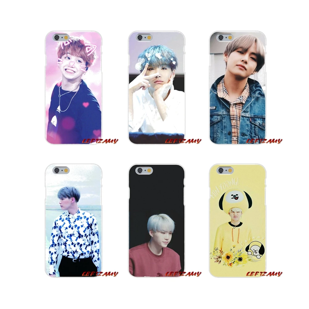 

Accessories Phone Cases Covers BTS MIN YOONGI For iPhone X XR XS MAX 4 4S 5 5S 5C SE 6 6S 7 8 Plus ipod touch 5 6