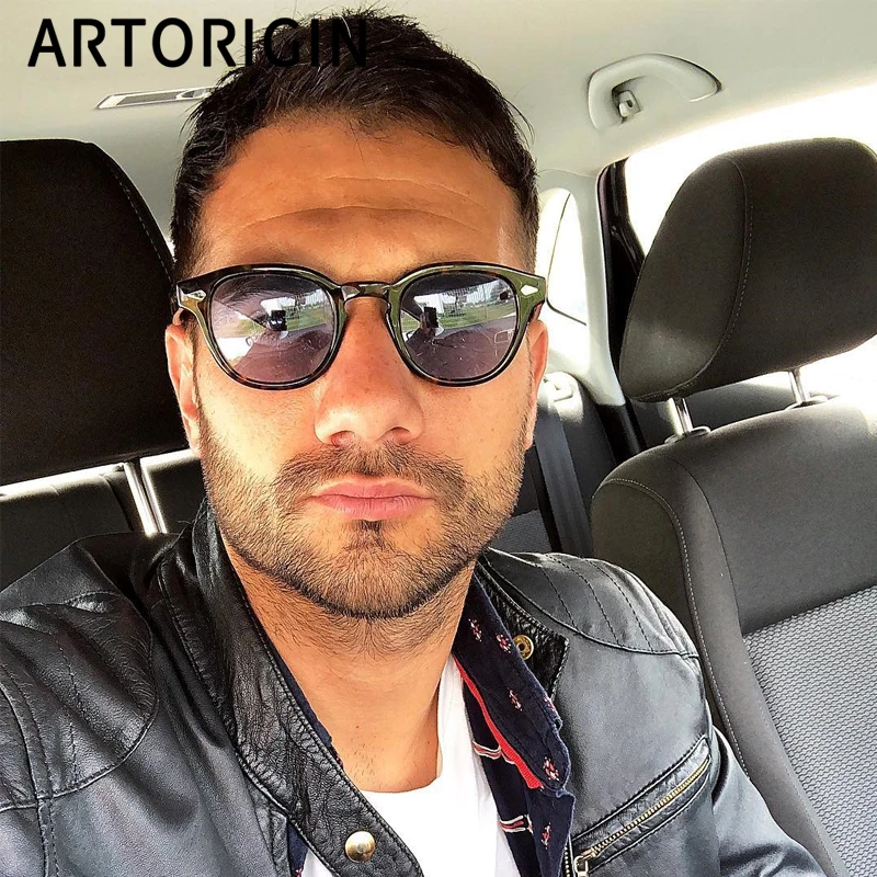 

Vintage Sunglasses Men Oval Decoration Sun Glasses Men Women Long Face,Square Face Johnny Depp lentes de sol hombre