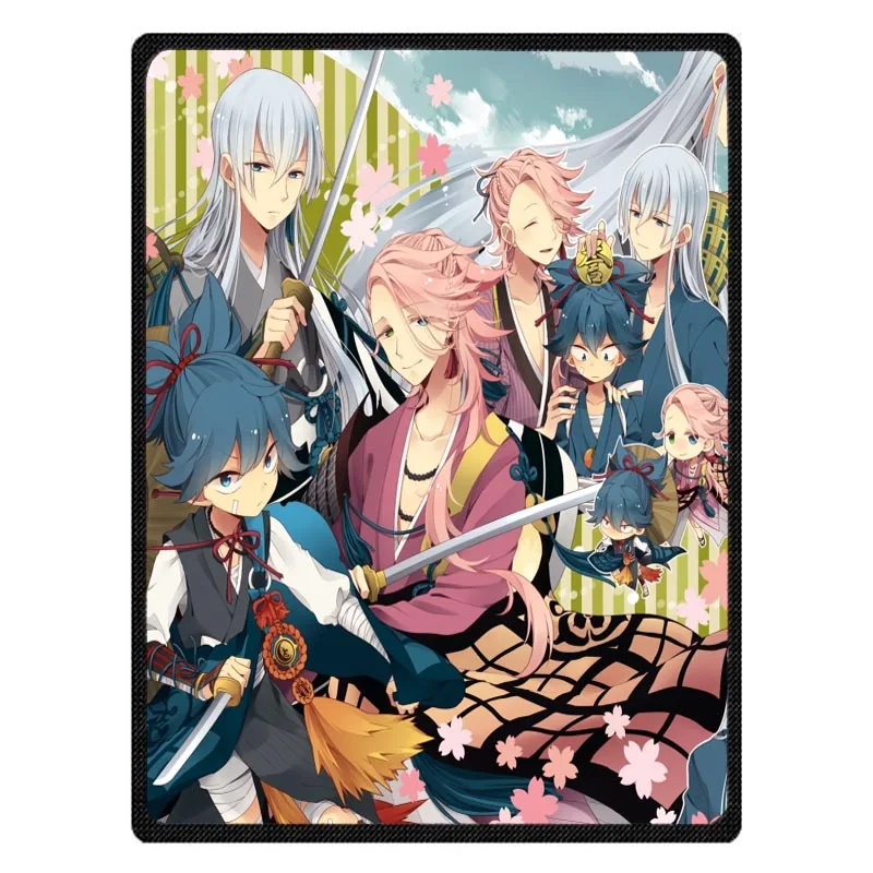 Touken Ranbu покрывало одеяло супер мягкое на заказ фланелевое для