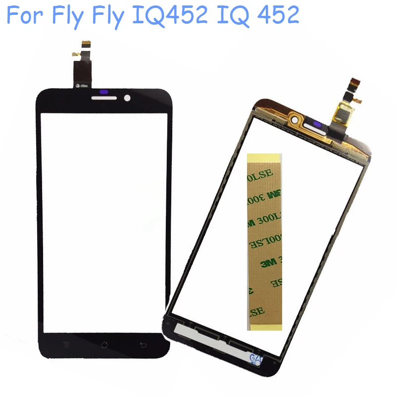 5.0 дюймов Сенсорный Экран Для Fly IQ452 IQ 452 сенсорный Digitizer Переднее Стекло Объектива