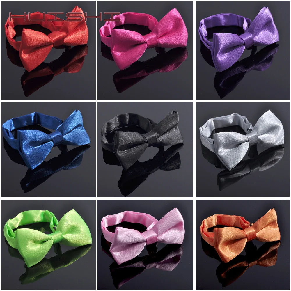 HUISHI/Детский галстук-бабочка для мальчиков, Детский галстук-бабочка, 34 Цвета, мятный, зеленый, красный, черный, белый, зеленый, модные домашние животные