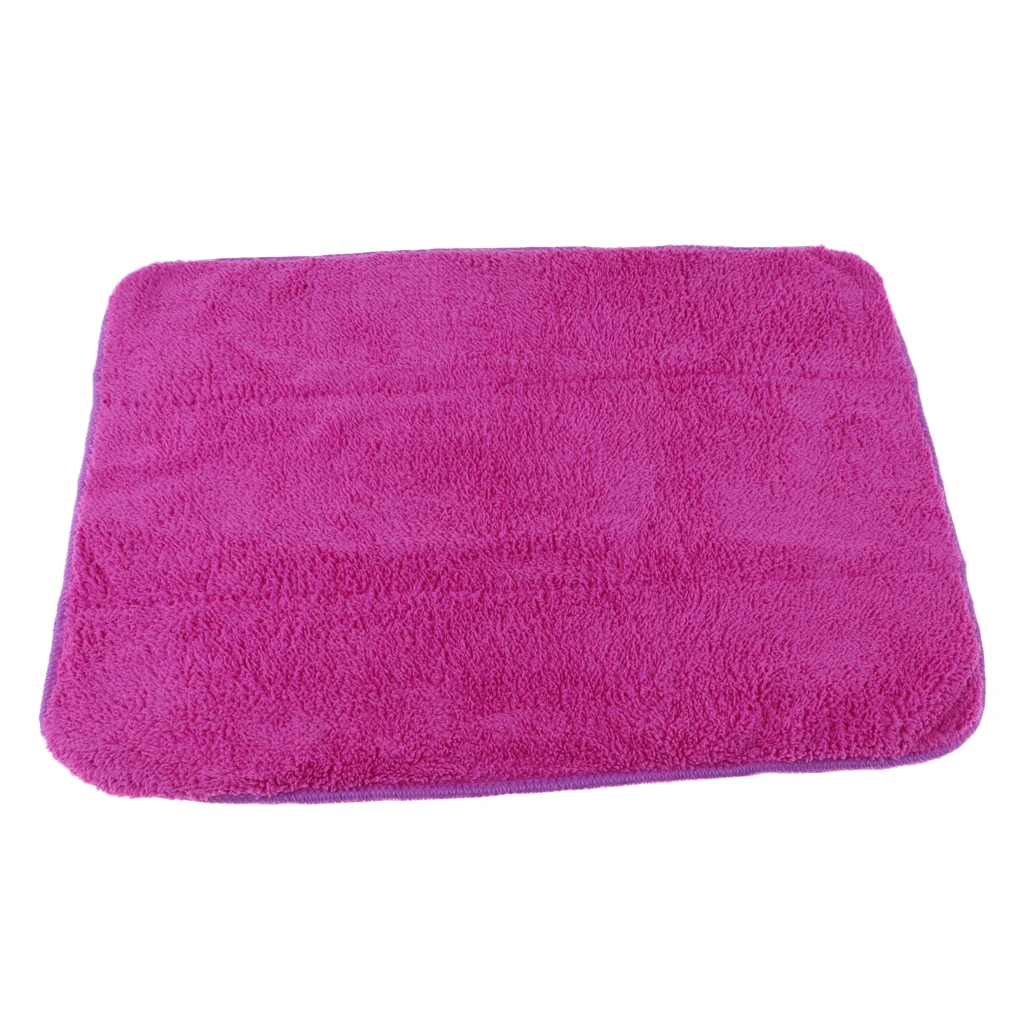 Hot New 30x50cm/11.8x19.7inch Multi-Functional Microfiber Ice Skate Cover Cleaning Cloth Wiper Skate Wipe Care Kit