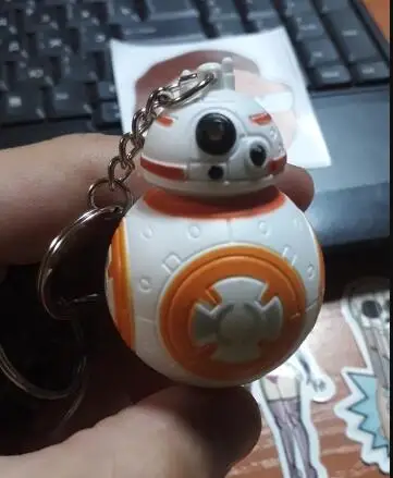 Звездные Войны Пробуждение BB8 Дарт Вейдер ПВХ кулон космические войны BB-8 Фигурки игрушки брелок подарок для детей