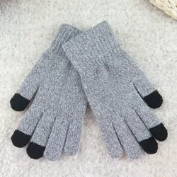 Магия Сенсорный экран сенсорные перчатки для Для женщин перчатки для девочек женские стрейч вязать перчатки варежки Зимние теплые