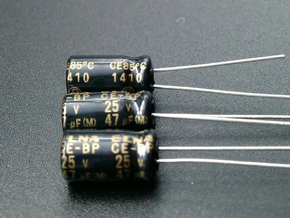 30PCS The new ELNA ELB RBD origl genuine 47uF/25V Promise audio capacitor 47uf 25v free shipping
