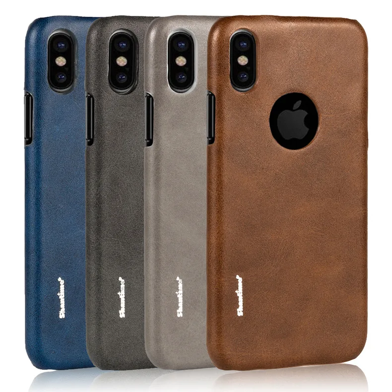 30pcs/lot Free Shipping Luxury Leather Stick Back Cover Case For iPhone