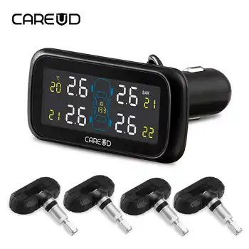 Brand CAREUD Profession Auto Tire Pressure Alarm Sensor 4 Internal Sensors Tire Pressure Monitoring System TPMS Diagnostic Tool - Category 🛒 Automobiles & Motorcycles