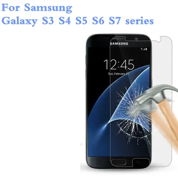 

100pcs 2.5D Tempered Glass For Samsung Galaxy S7 S6 S5 S4 S3 Screen Protector Explosion Proof Protective Film