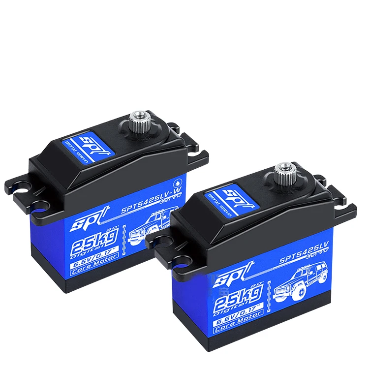 

1PC 1/8 1/10 SPT5425LV/-W 25KG Servo 4.8-6V High Torque Server Waterproof Metal Gear Digital Servos for Remote Control RC Cars