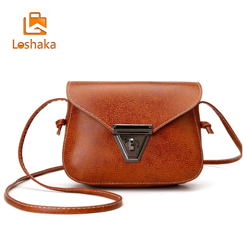 

Loshaka Women Messenger Bags High Quality Cross Body Bag PU Leather Mini Female Shoulder Bag Handbags 2017 Global Shopping