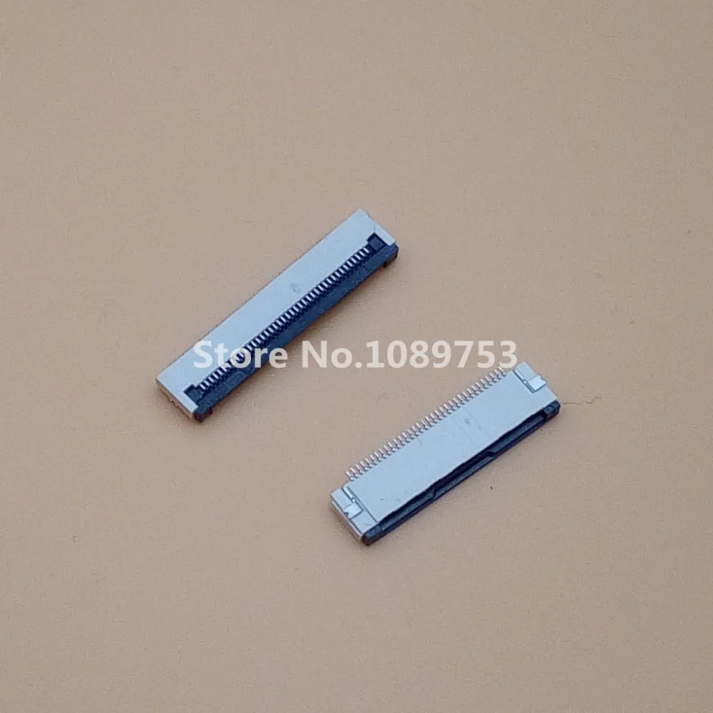 50pcs Clamshell Bottom Contact Type 0.5mm Filp Down FFC FPC Connector 6/8/10/12/14/16/20/24/30/40 Pin