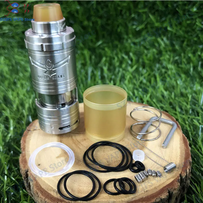 Паровой гигантский комплект Vapor Giant v5S 23 мм RTA объем 6 мл 316 ss nfinitely Регулируемый