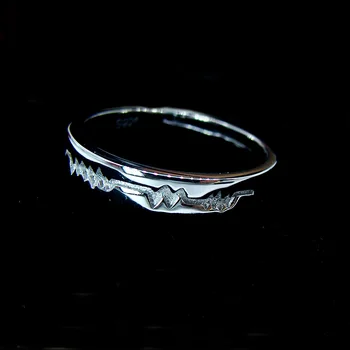 

Men ring wedding Couple rings 100% 925 sterling silver women ring real silver young ring