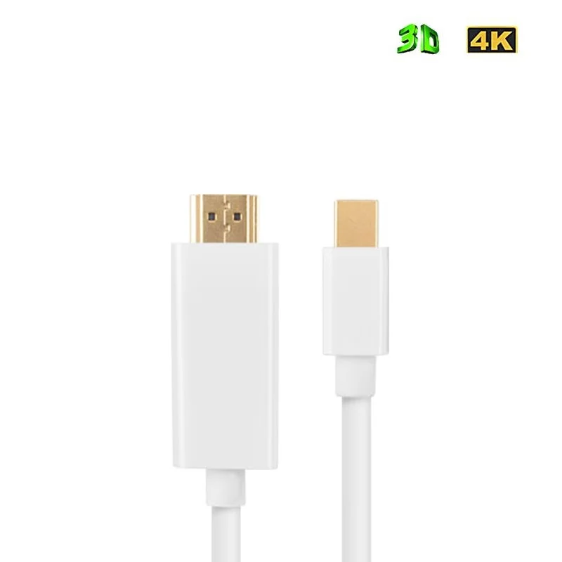 Thunderbolt Display Mini DP to HDMI font b Cable b font Male to Male Adapter for