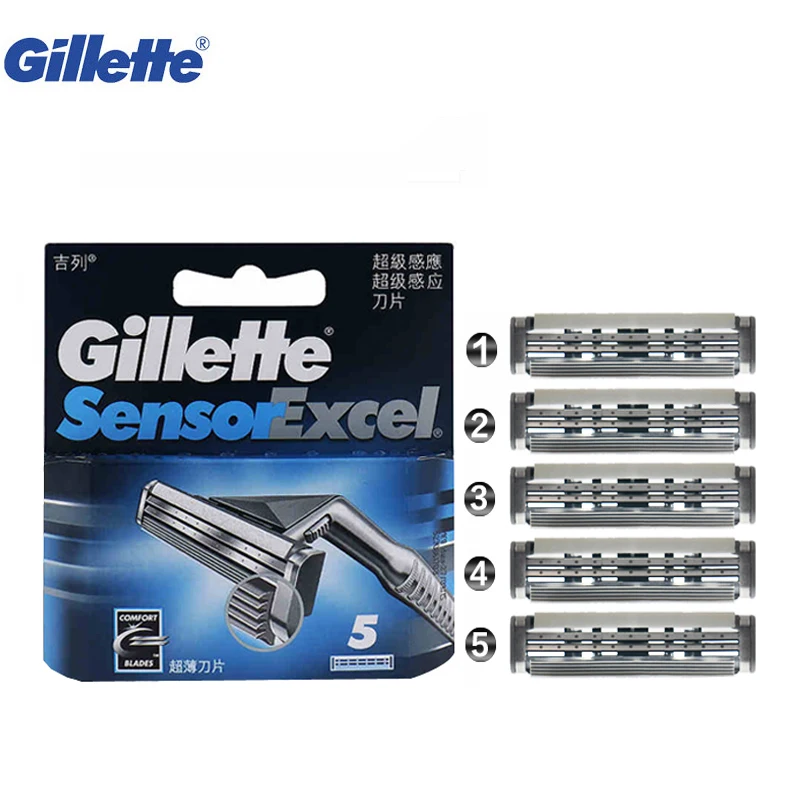 lame rasoir gillette sensor excel