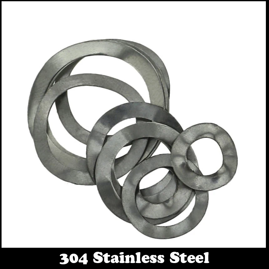 

10pcs M23 M23*29*0.3 M23x29x0.3 (ID*OD*Thickness) DIN137B 304 Stainless Steel 304SS Curved Lock Washers Wave Spring Washer