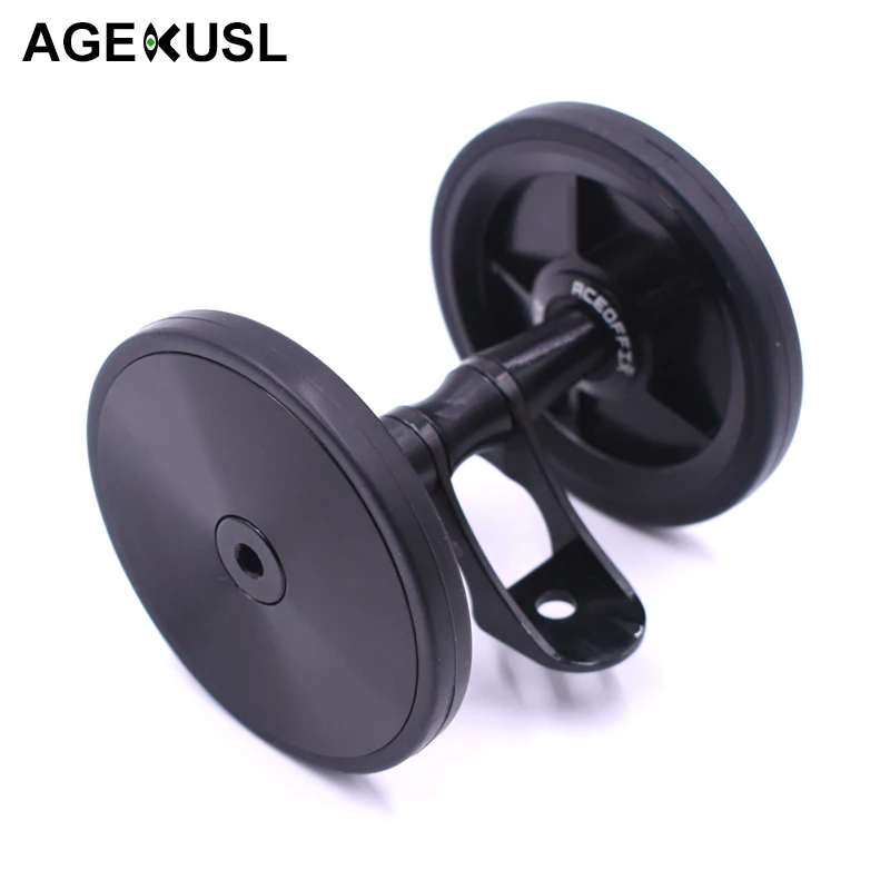 

AGEKUSL 60mm Bike Easywheel Mudguard Wheel For Brompton Folding Bicycle Mud Guards Wheel Double AL7075 CNC Lightweight 72g Parts