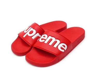 

Free shipping guitar strings supreme slippers strings Man slippers Sport Knee pads with retailbox
