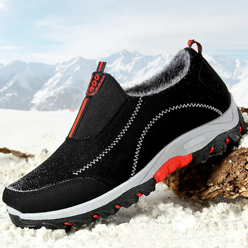 Men Casual Shoes Winter Shoes Men Brand Winter Plush Men Footwear Flat Shoes 19