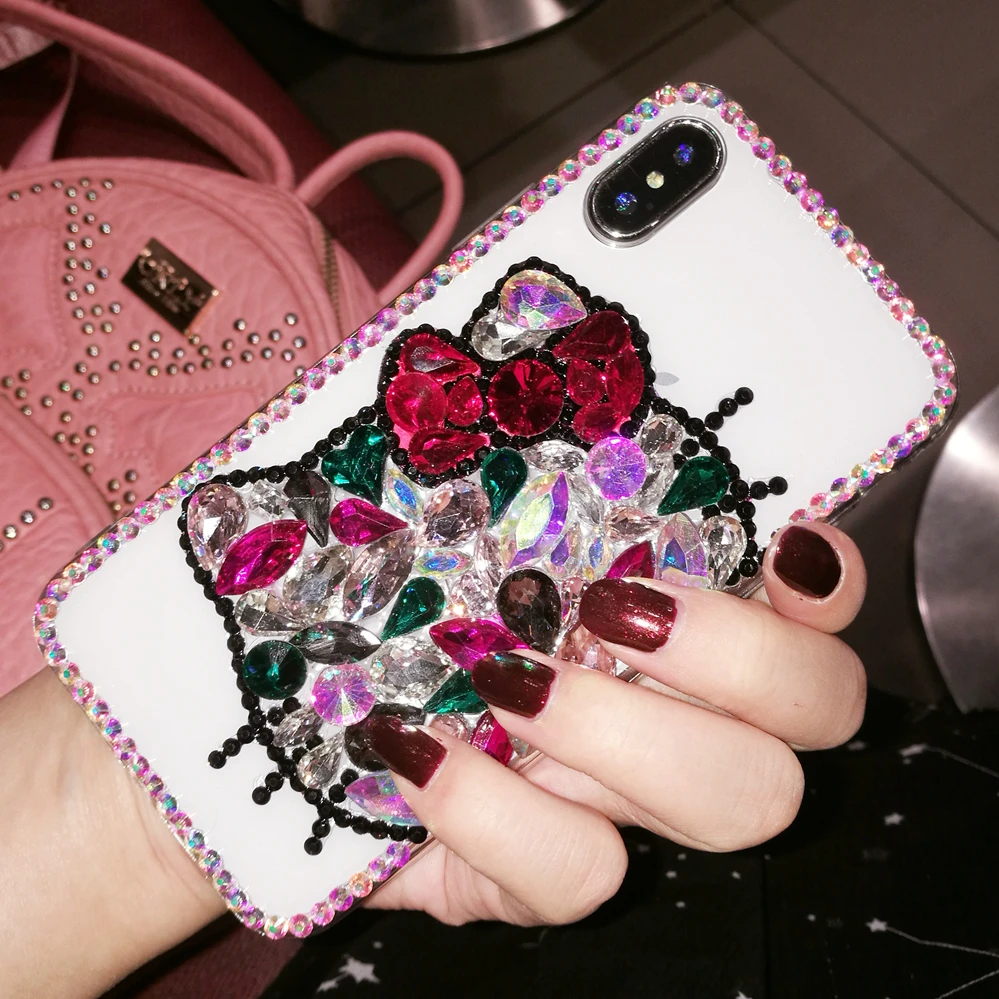 Rhinestone-Hello-Kitty-Phone-Case-Cover-For-iPhone-X-8-7-6-6S-Plus-5S-5C (2)