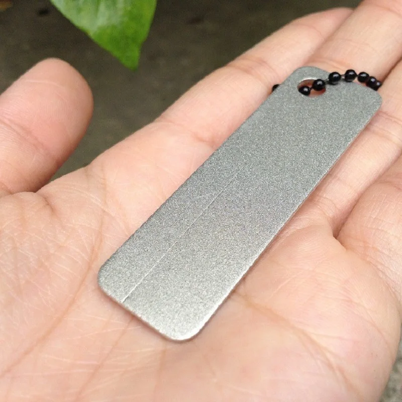 

1PC EDC Super Hard Diamond Grindstone Portable Fish Fishing Hook File Outdoor Survival Knife Sharpener Camping Equipment