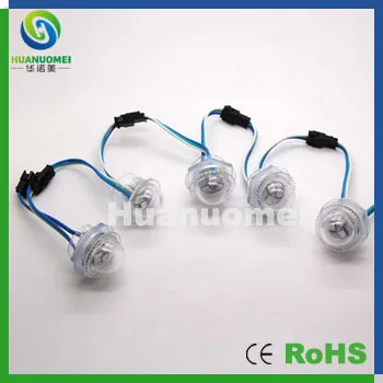 

20pieces/Pack ,Transparent cover 26mm digital full color pixel point light,SMD 3 led pixel module string light