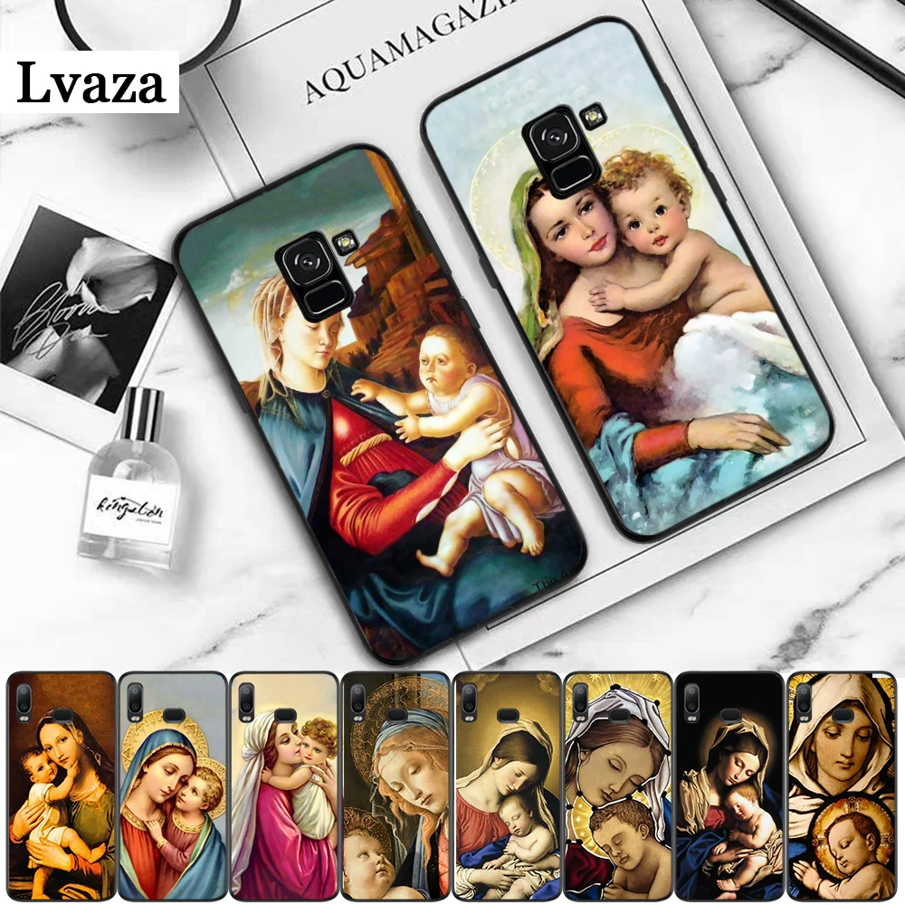 

Lavaza Virgin Mary Christian Christmas Silicone Case for Samsung A3 A5 2016 2017 A6 Plus A7 A8 A9 A10 A30 A40 A50 A70 J6 2018
