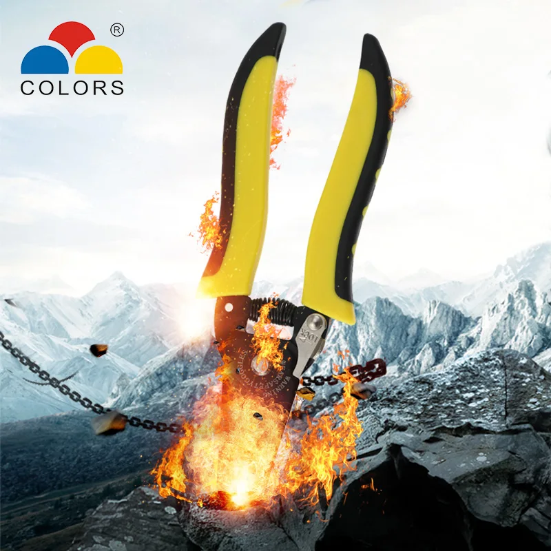 

COLOR wire stripper pliers Decrustation cutting alicates cutters cable tools cuter herramienta cable toolcutter stripper plier
