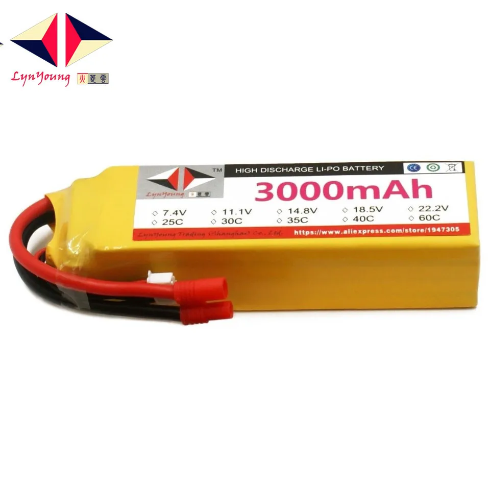 Аккумулятор HX Lipo 4S 14 8 в 3000 мАч 25C 30C 35C 40C 60C для радиоуправляемого дрона