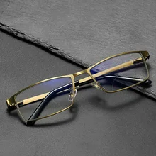 Золотой очки для чтения женщин бифокальные очки лупа для мужчин далеко и рядом увеличительные защитные очки прицел с диоптрий Ochki